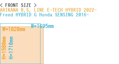 #ARIKANA R.S. LINE E-TECH HYBRID 2022- + Freed HYBRID G Honda SENSING 2016-